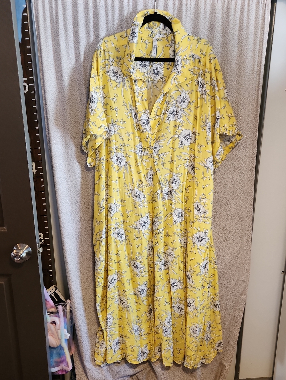 torrid Yellow Floral Maxi Dress Belle Isle